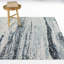 Tapis bleu / crème Antwan-1196370389