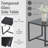 3 Piece Patio Bistro Rattan Chair With Cushions & Round Arm And Coffee Table Set-1452242168-1452242170