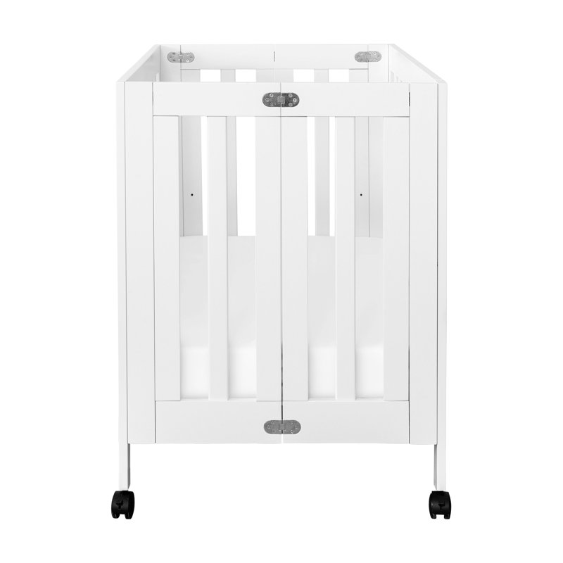 Origami Mini Portable Crib, White