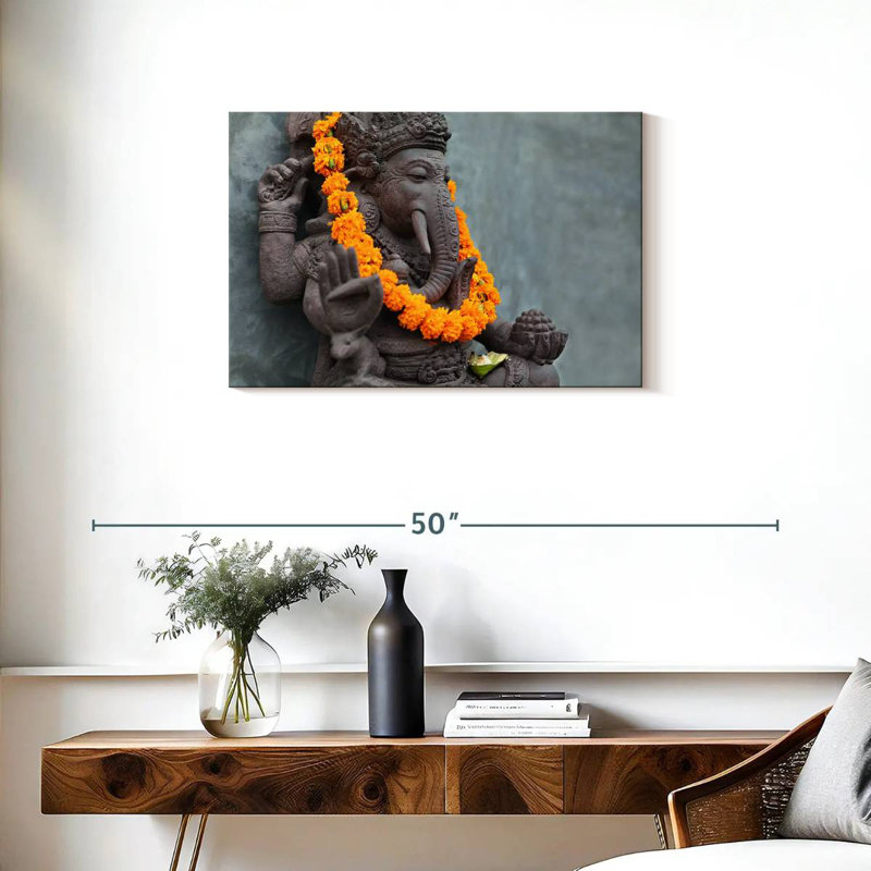 Adella Ganesha Statue, 20" H x 30" W