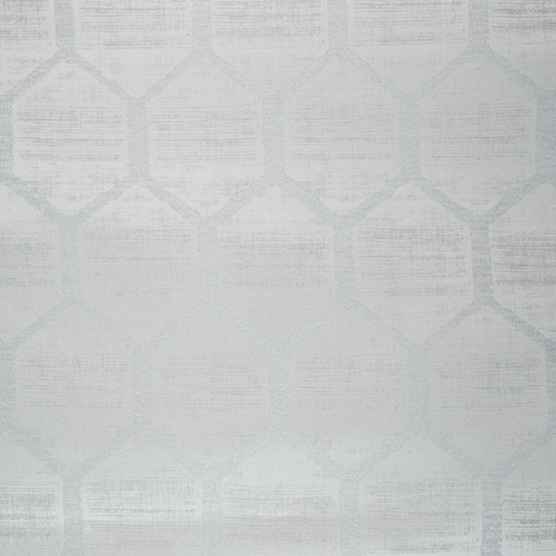 Tissu hexagonal Wesco Gentry, Blanc délavé