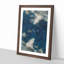 Crescent Moon Through the Clouds 1 Piece Single Picture Frame Painting on MDF-56853312-56853314