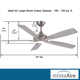 52" Dyno 5 - Blade Standard Ceiling Fan with Remote Control and Light Kit Included