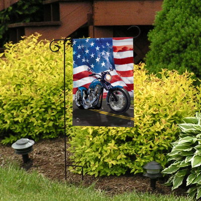 Drapeau de jardin patriotique américain