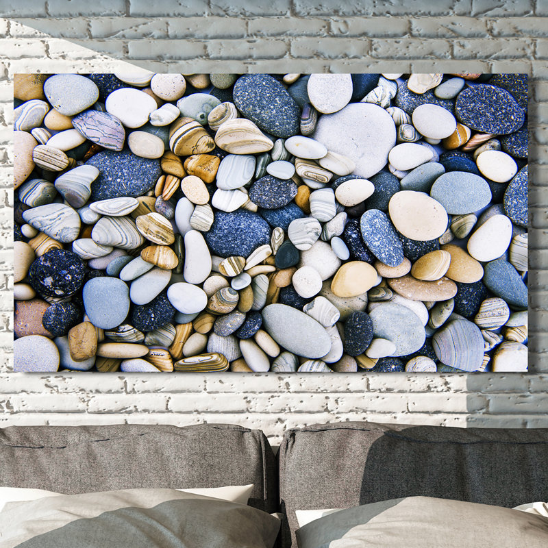 « water stones16 », reproduction de photo sur toile tendue, H 28 po x l 48 po x P 1,5 po