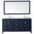 Daria 72'' Double Bathroom Vanity with Carrara Marble Top-97900762-97900767-97900763
