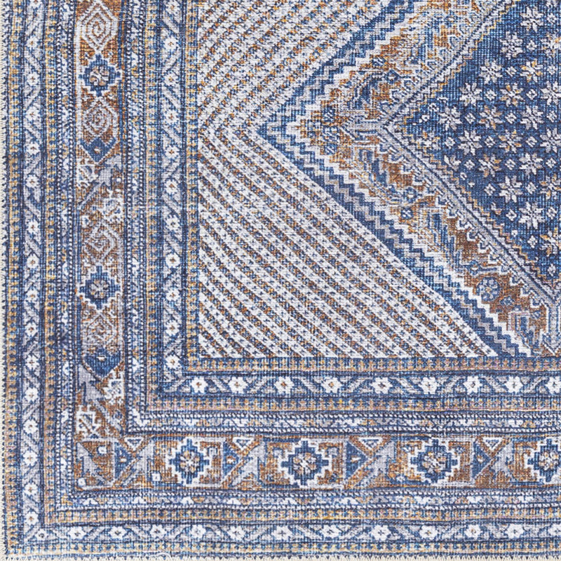Lenz Washable Oriental Indoor Rug, Rectangle 2' x 2'11"