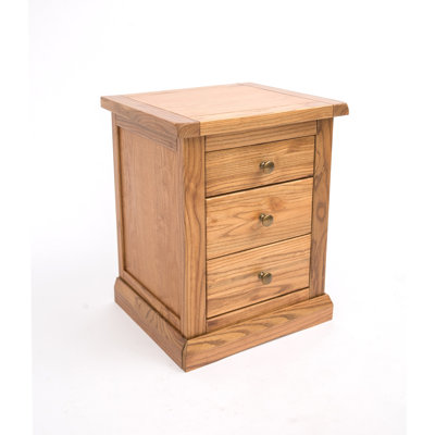 Milian 45cm W Solid + Manufactured Wood Bedside Table
