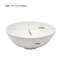 13Inch  Ceramics Round  Bathroom  Sink,White
