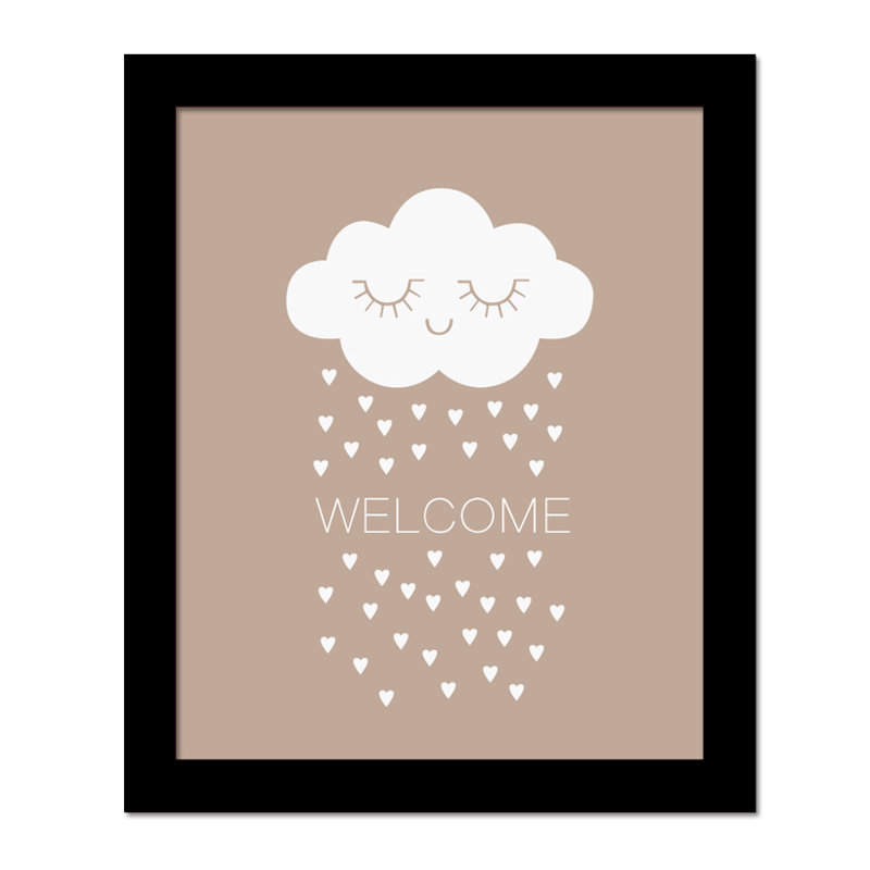 Art Print with Black Frame Wall Art
