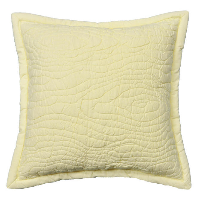 Kara Ivory Cotton Throw Pillow
