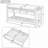 Storage Bench Shoe Rack with Cushioned Seat and Drawers-1443666485