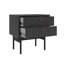 Alyssya 55cm W Steel Bedside Table