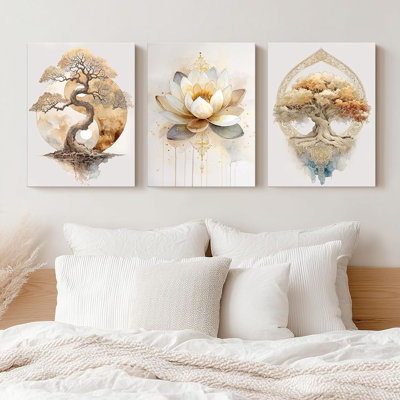 3 Piece Wrapped Canvas Print