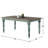 Cierra Rectangular with Solid Wood Base Dining Table