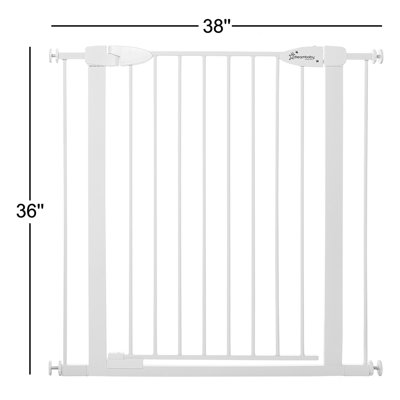 Boston Extra-Tall Auto-Close Gate with Extensions