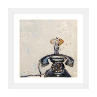 « Telephant » par Karen Weber, reproduction d’art