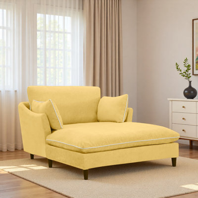 Chaise longue moderne avec coussins