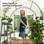 L5.91ft W5.91ft H6.56ft Polytunnel Greenhouse