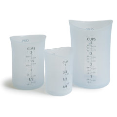 Flexible Measuring Cups Silicone Measurment Cup Set For Melt Stir 