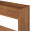 Console moderne, table d'entrée rustique avec tiroirs de rangement et tablette ouverte, table de canapé élégante-11942700