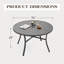 Leonard Round Metal Outdoor Dining Table-1341873085