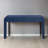 Modern Console Table With 2 Grooved Drawers, Soft Rounded Curves, Glossy Durable Surface, And Adjustable Foot Pads For Stability, Ideal For Living Room And Entryway-1888571787