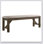 Raven Wood Fabric Upholstered Dining Bench