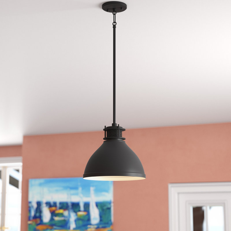 Luminaire suspendu 1 cloche pour une cloche Arria, Brossé mat