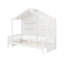 Lit simple avec tablettes
