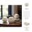 Neutral Modern Line Design Decorative Orb Set of 3-1674155647