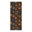 Tapis d'automne à motifs citrouille et feuilles d'automne, noir et orange, lavable à la machine, à poils courts, antidérapant-1724025710
