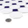 Metro Octagon 11-1/2 " x 11-1/2 " Porcelain Mosaic Tile