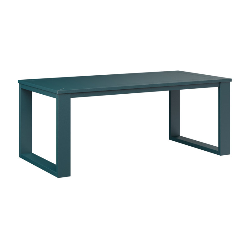 Nordic Outdoor Rectangular Coffee Table, Berry
