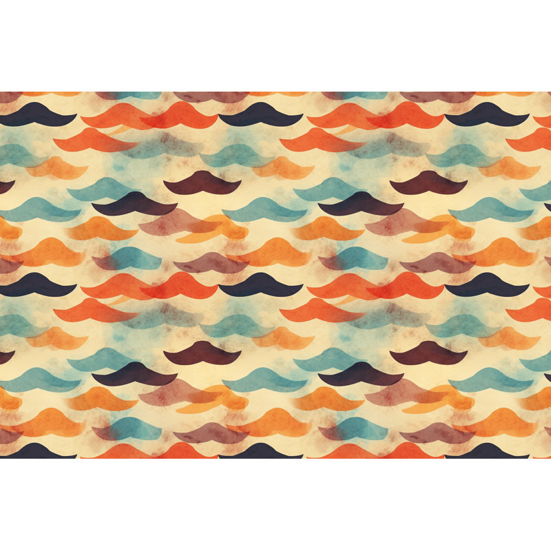 Hipster Mustache Comforter, Twin Comforter