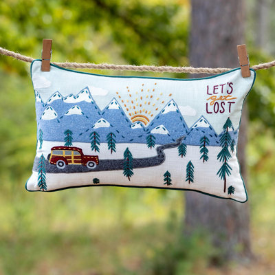 Coussin décoratif en coton Cabin Cozy