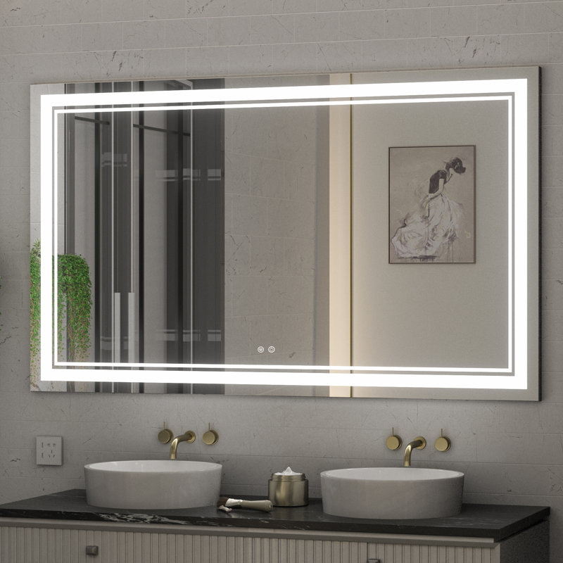 Miroir de salle de bain Kaelia, 36 po x 60 po