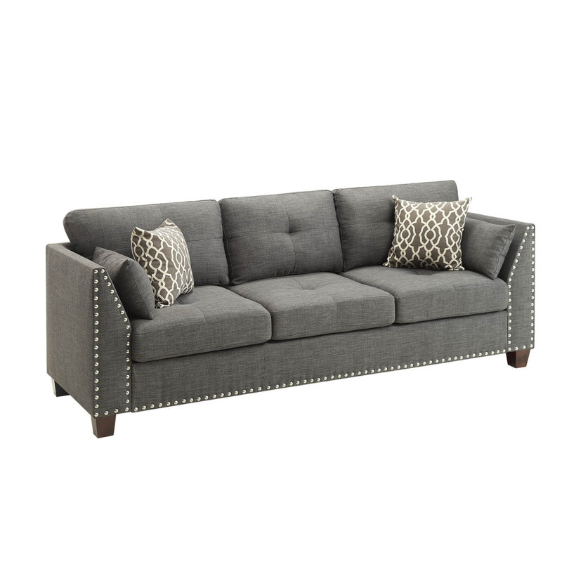 Aaseem Modern Sofa Laurissa Sofa W/4 Pillows