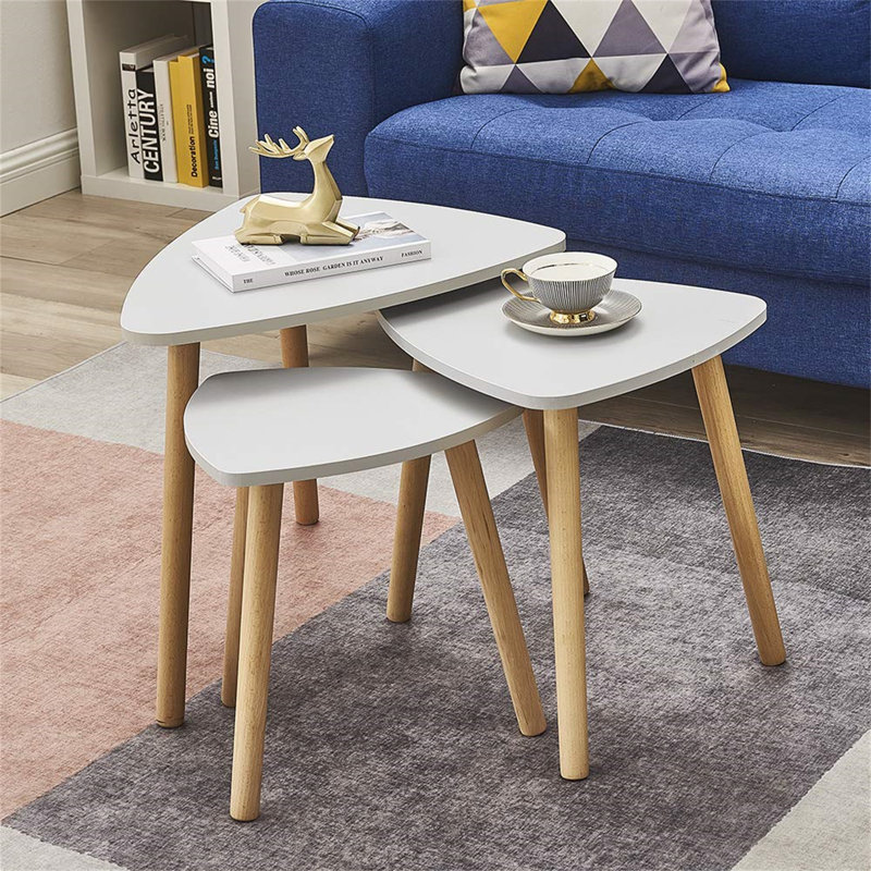 Poirier Nesting Tables, Grey
