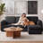 86'' Upholstered Sofa With Ottoman-2037794364