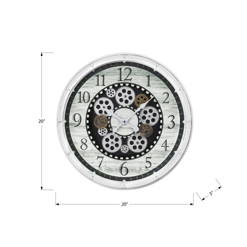 Mécanisme d'horloge murale 20 po