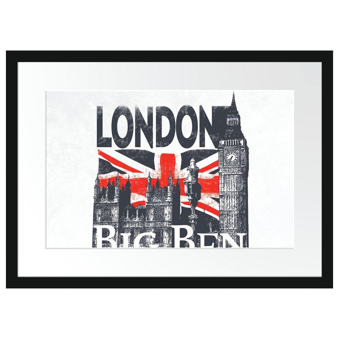 Gerahmtes Poster The Big Ben Light