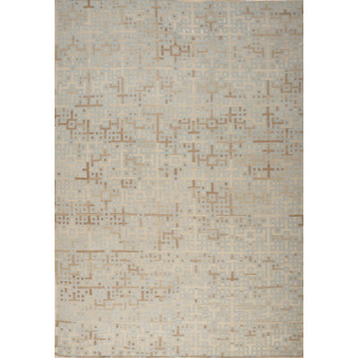 Geometric Area Rug in Beige