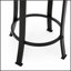Tabouret de comptoir pivotant avec réglage de la hauteur du vérin à gaz et siège capitonné à losanges pour le confort et la stabilité dans les décors modernes de la maison ou de la cuisine