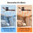 52 Inch Ceiling Fan No Light With Remote Control, Low Profile Flush Mount Ceiling Fan Without Light,Noiseless Reversible DC Motor With Timer