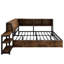 Rustic Double Storage Bed