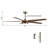 Chantiel 65" 5 - Blade Ceiling Fan with Dimmable 3CCT LED Lights and Remote Control
