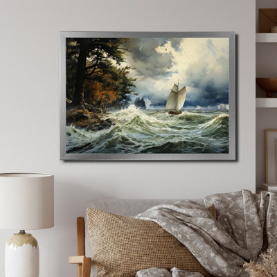 Calm Before The Storm - Nautical & Beach Canvas Art Print
