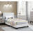 Chenevert Vegan Leather Platform Bed-940773810-940773813