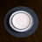Vida Bamboo 11" Dinner Plate (White and Blue)